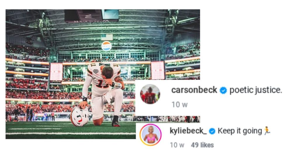 Source: (Via Instagram/ @carsonbeck)