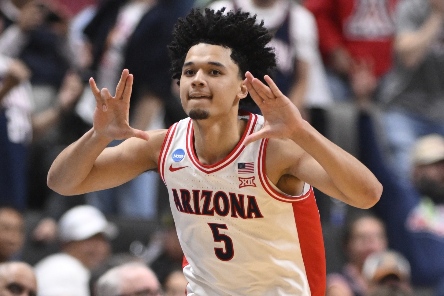 Brayden Burries - Arizona Wildcats vs. Arkansas Razorbacks - Source: Imagn
