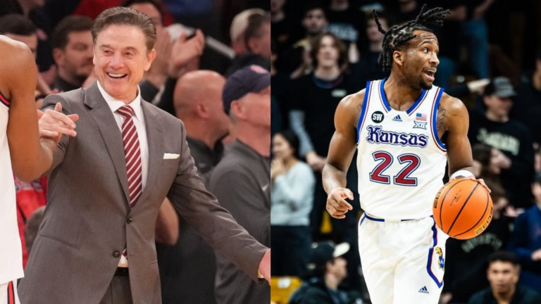 Rick Pitino and Darryn Peterson. - Source: Imagn, Instagram@darrynp1