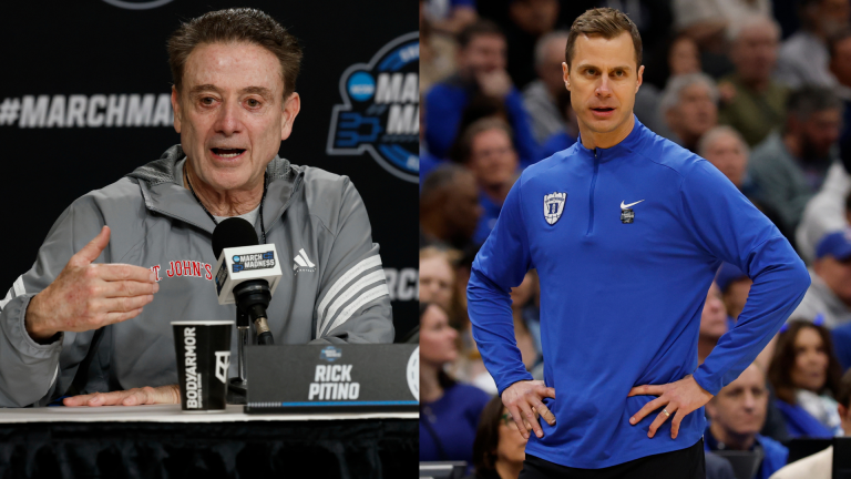 Rick Pitino, Jon Scheyer.
Source: Imagn Images