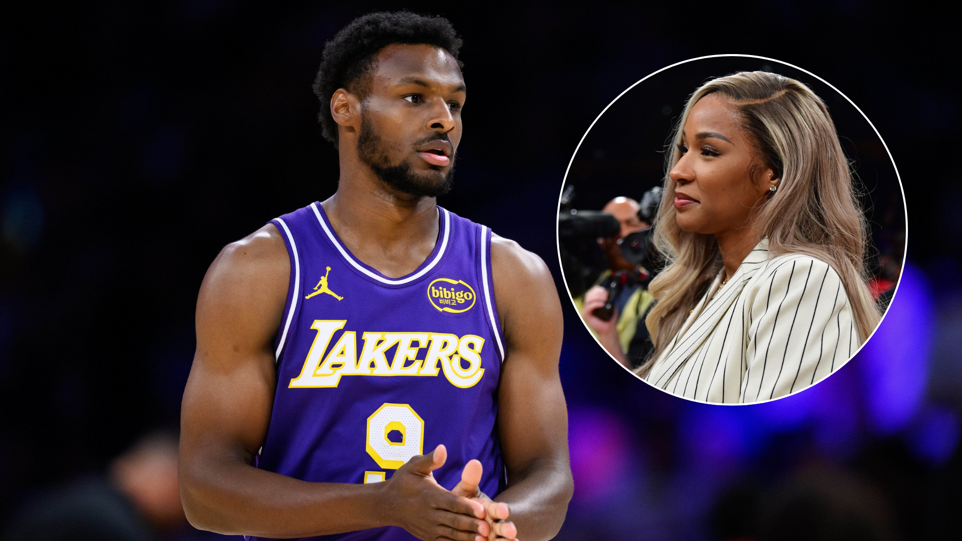 Bronny James and Savannah James - Source: Imagn