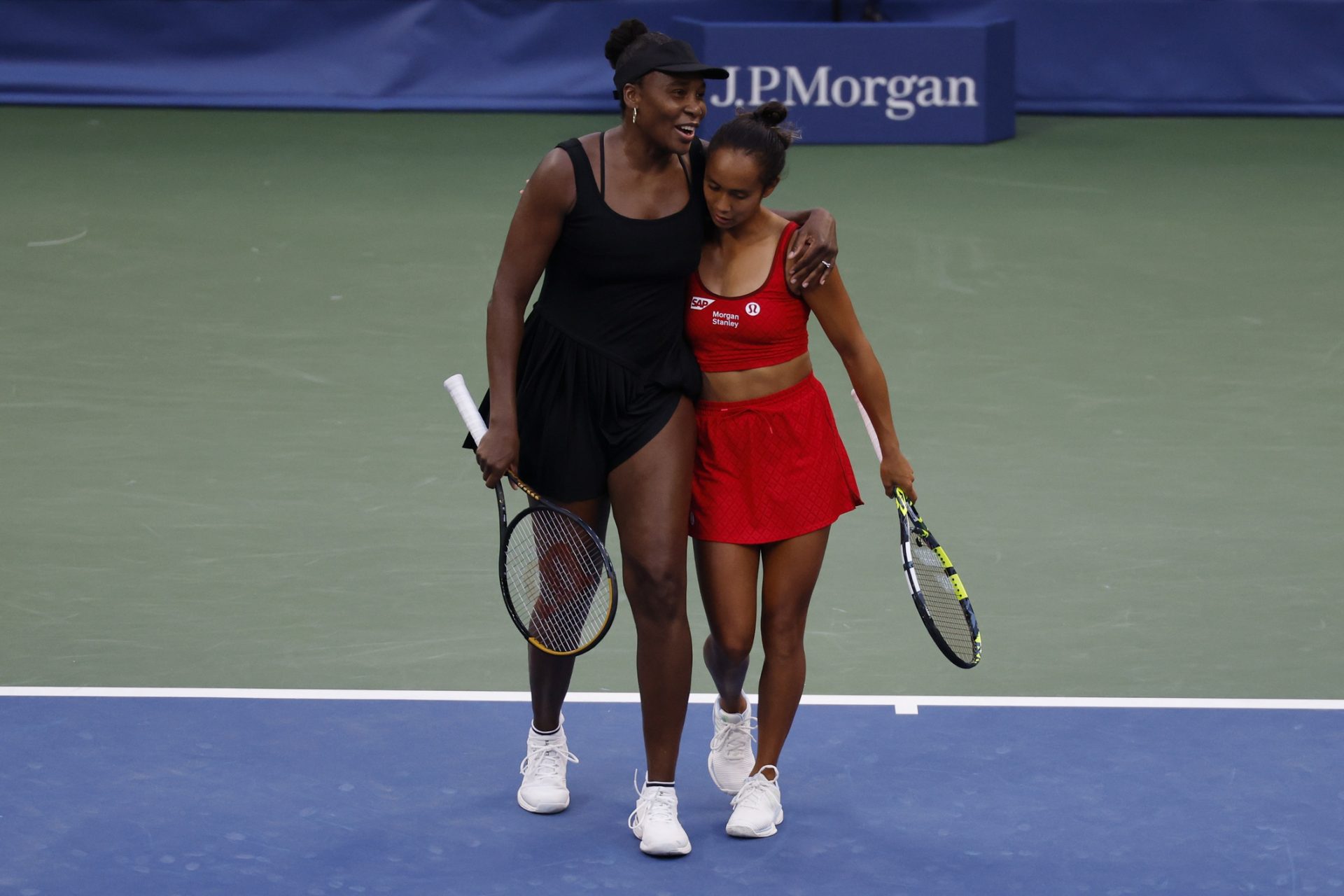 Venus Williams & Leylah Fernandez - 2025 US Open - Source: IMAGN