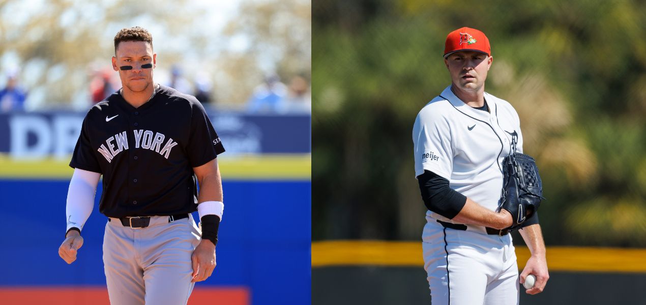 Aaron Judge (L) and Tarik Skubal (R), Source: Imagn.