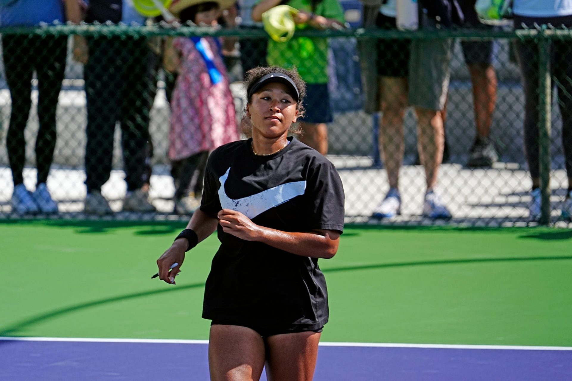 Naomi Osaka at the Indian Wells: Source - Imagn