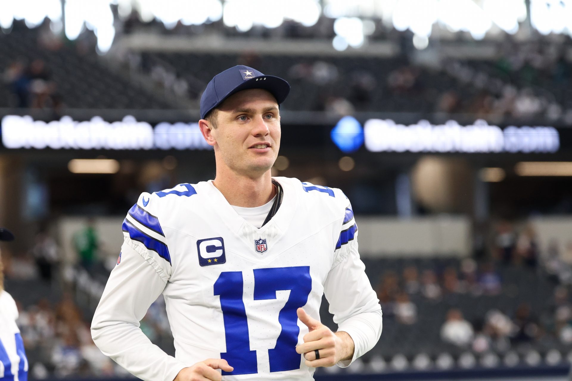 Dallas Cowboys kicker Brandon Aubrey against the Philadelphia Eagles on Nov. 23 - Source: Imagn