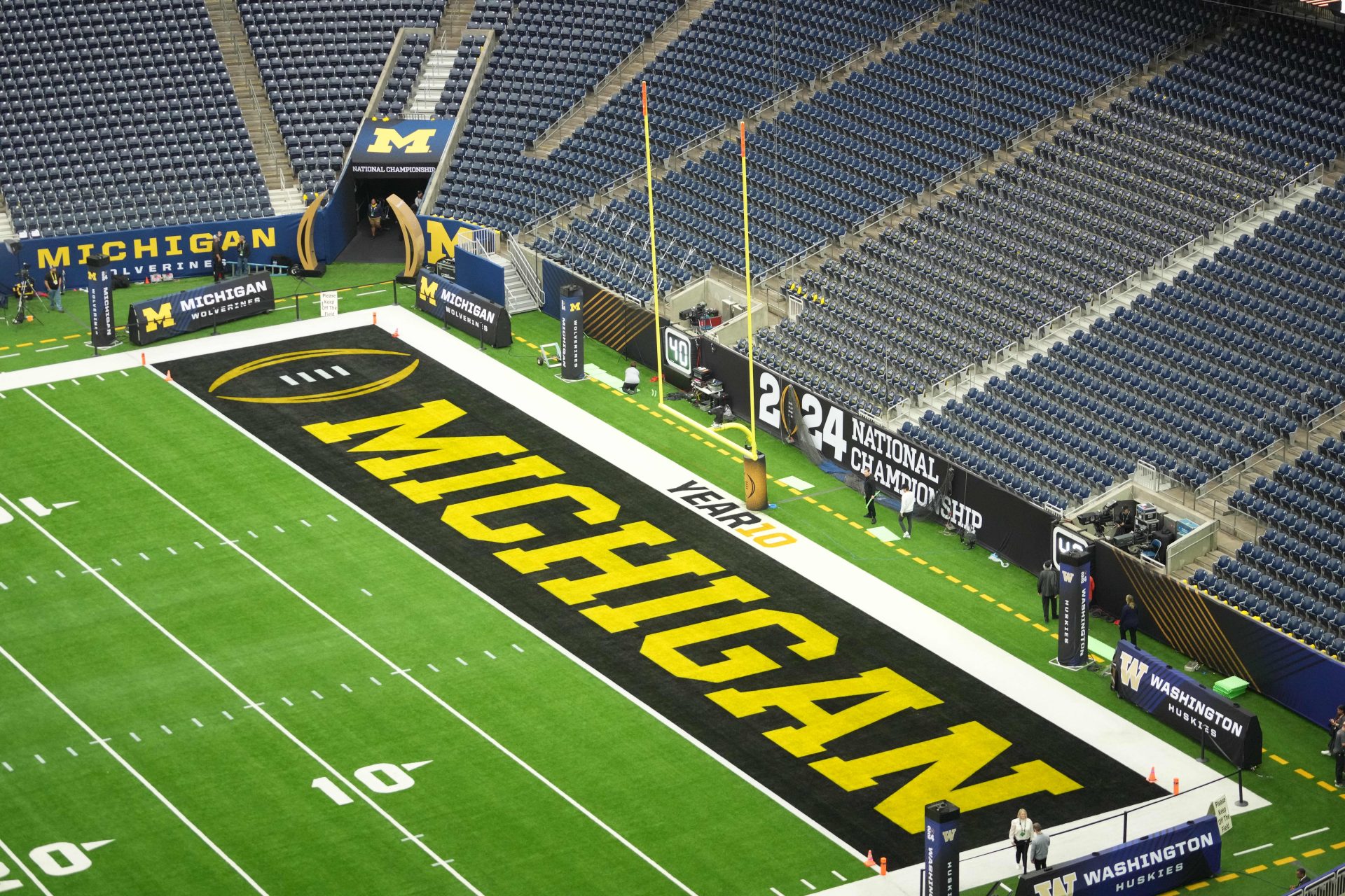 The Michigan Wolverines logo
Source: Kirby Lee-USA TODAY Sports