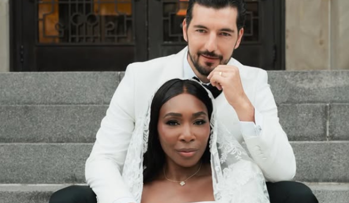 Venus Williams and her husband, Andrea Preti - Source: Imagn