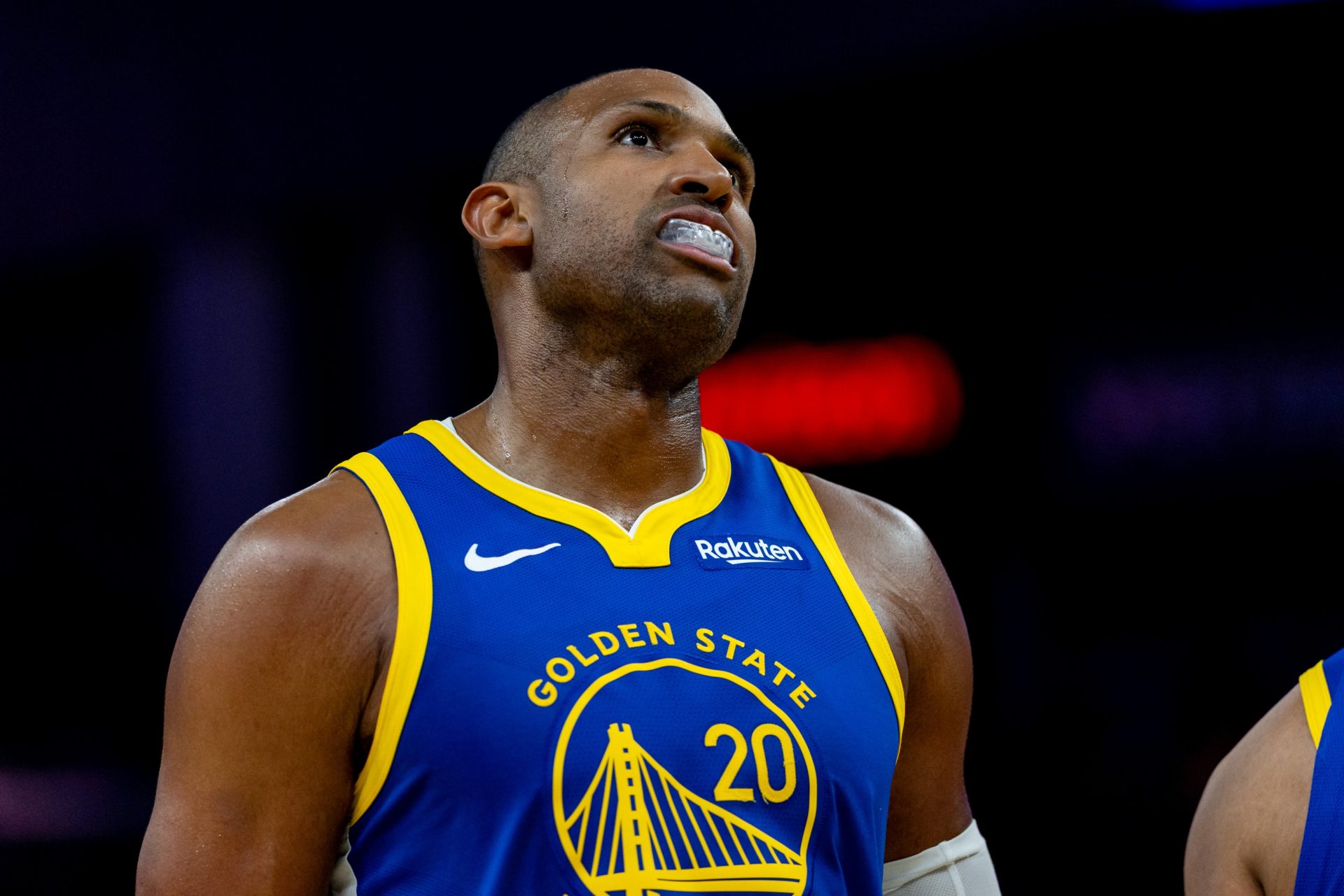 Golden State Warriors center Al Horford (20) during overtime against the Chicago Bulls at Chase Center.