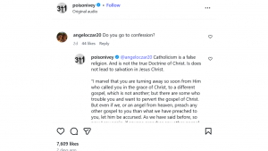 Jaden Ivey's statement about Catholicism.