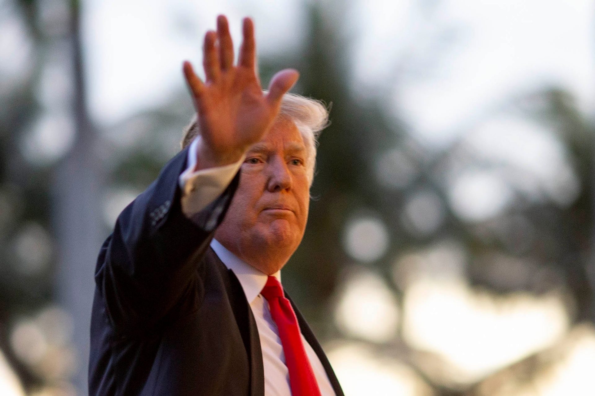 President Donald Trump at the Trump International Golf Club.  Source: Imagn