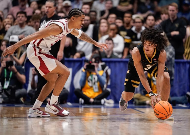 Tyler Tanner - Vanderbilt vs. Arkansas - Source: Imagn.