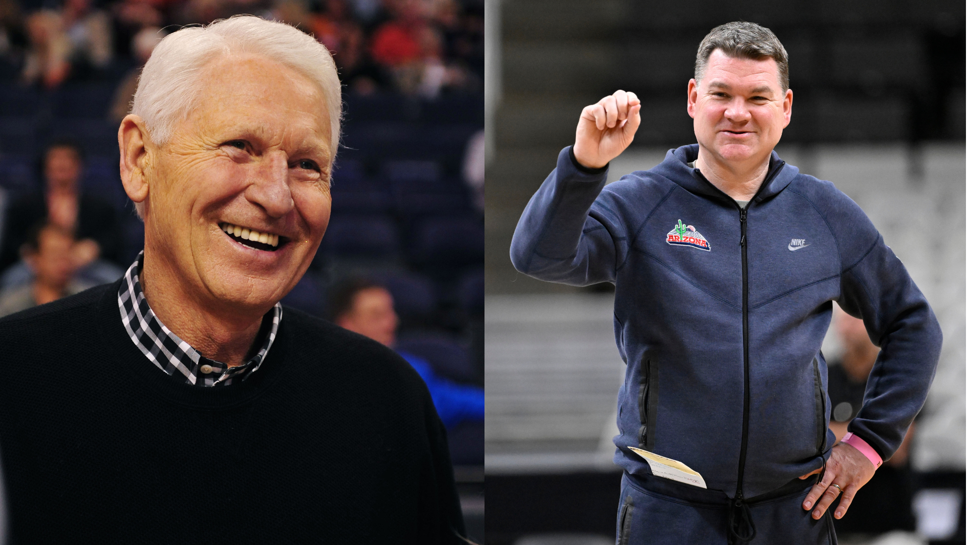 Lute Olson, Tommy Lloyd.
Source: Imagn Images