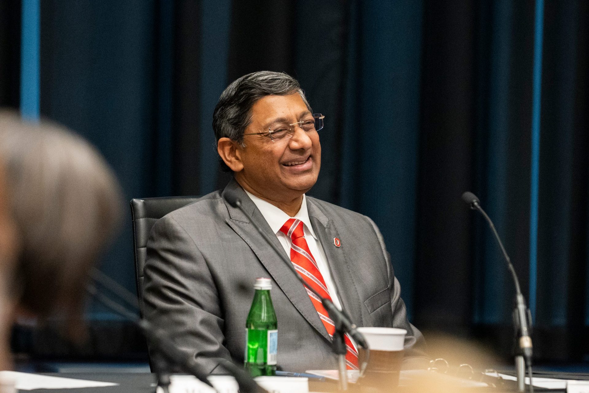 Ravi Bellamkonda, who had been Ohio State’s executive vice president and provost, will take over as the university’s 18th president.
Source: Imagn Images