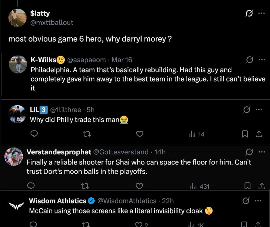 "Why Daryl Morey?": NBA Fans Can't Fathom Jared McCain's Trade to OKC After Exceptional Run