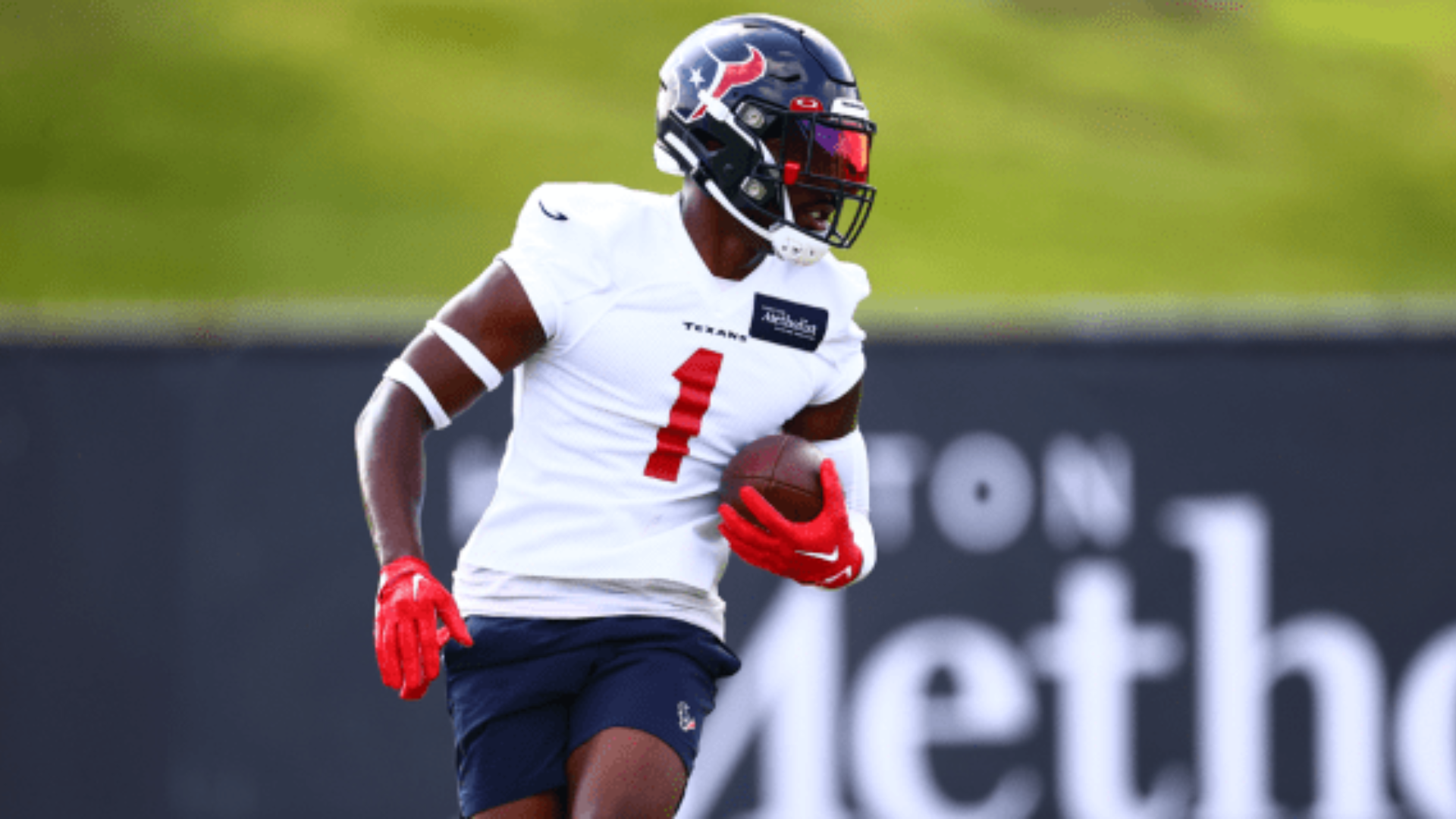 Jimmie Ward handling a football - Source: Houston Texans