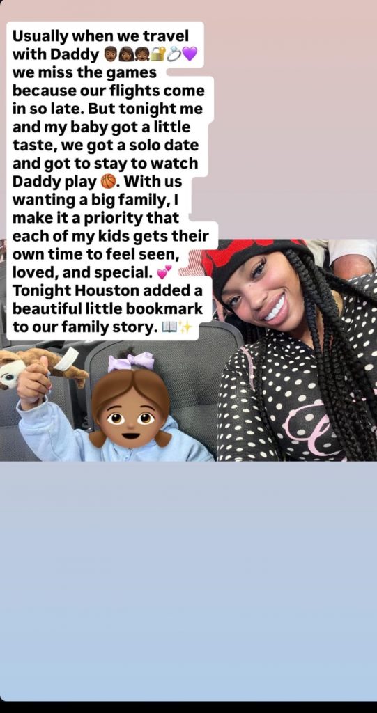 Ahkeema Love's Instagram story (Image via Instagram/@ahh_concreterose)