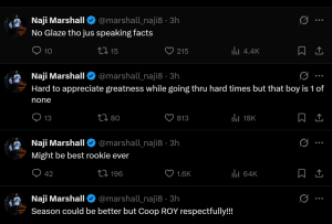 Naji Marshall&rsquo;s Tweets on Cooper Flagg After His Historic 50-Point Outing