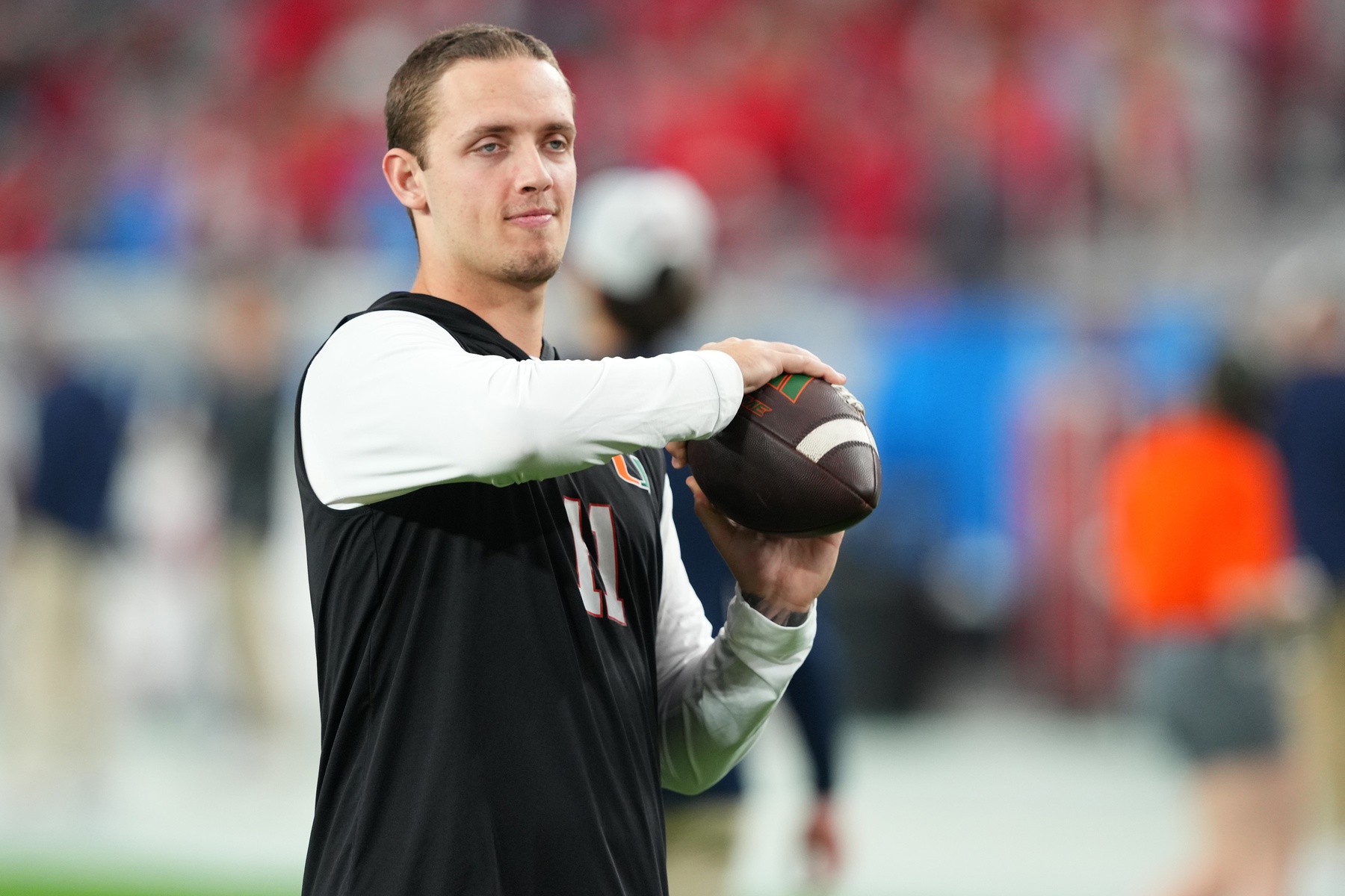 Miami Hurricanes quarterback Carson Beck.
Source: Joe Camporeale-Imagn Images