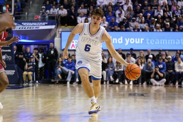 Aleksej Kostić - BYU vs. Texas Tech - Source: Imagn