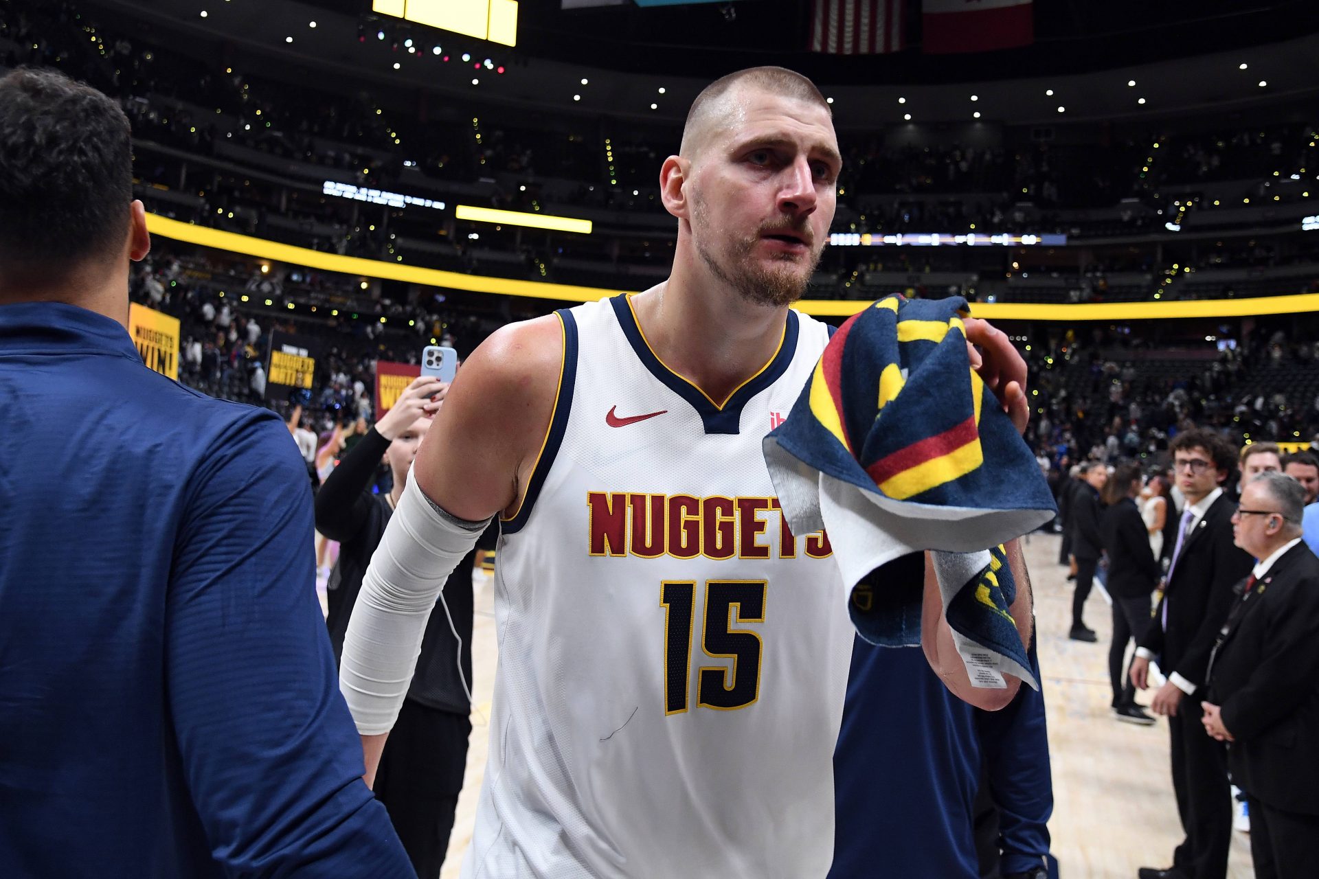 Denver Nuggets vs. Minnesota Timberwolves - 2025-26 NBA Playoffs, round 1 - Source: Imagn Images
