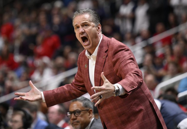 John Calipari - Arkansas vs. Arizona - Source: Imagn.
