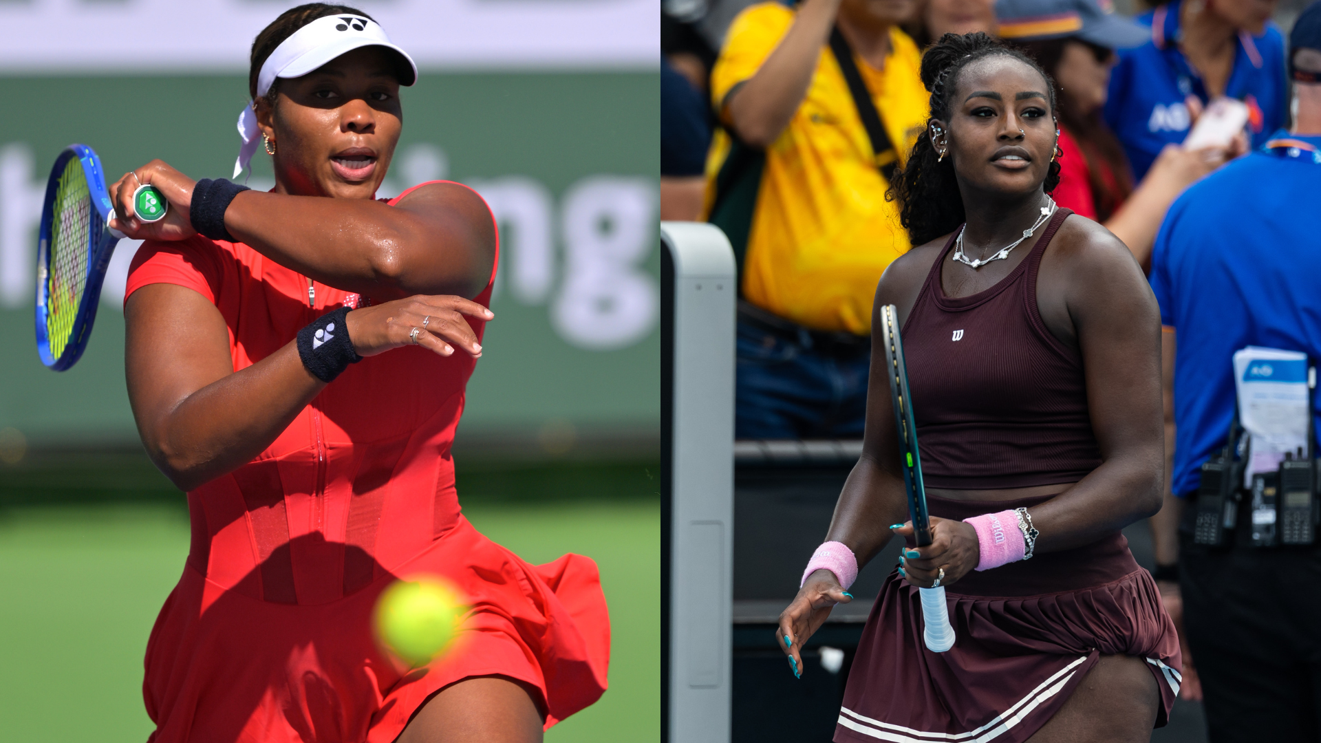 Taylor Townsend (L), Alycia Parks - Imagn