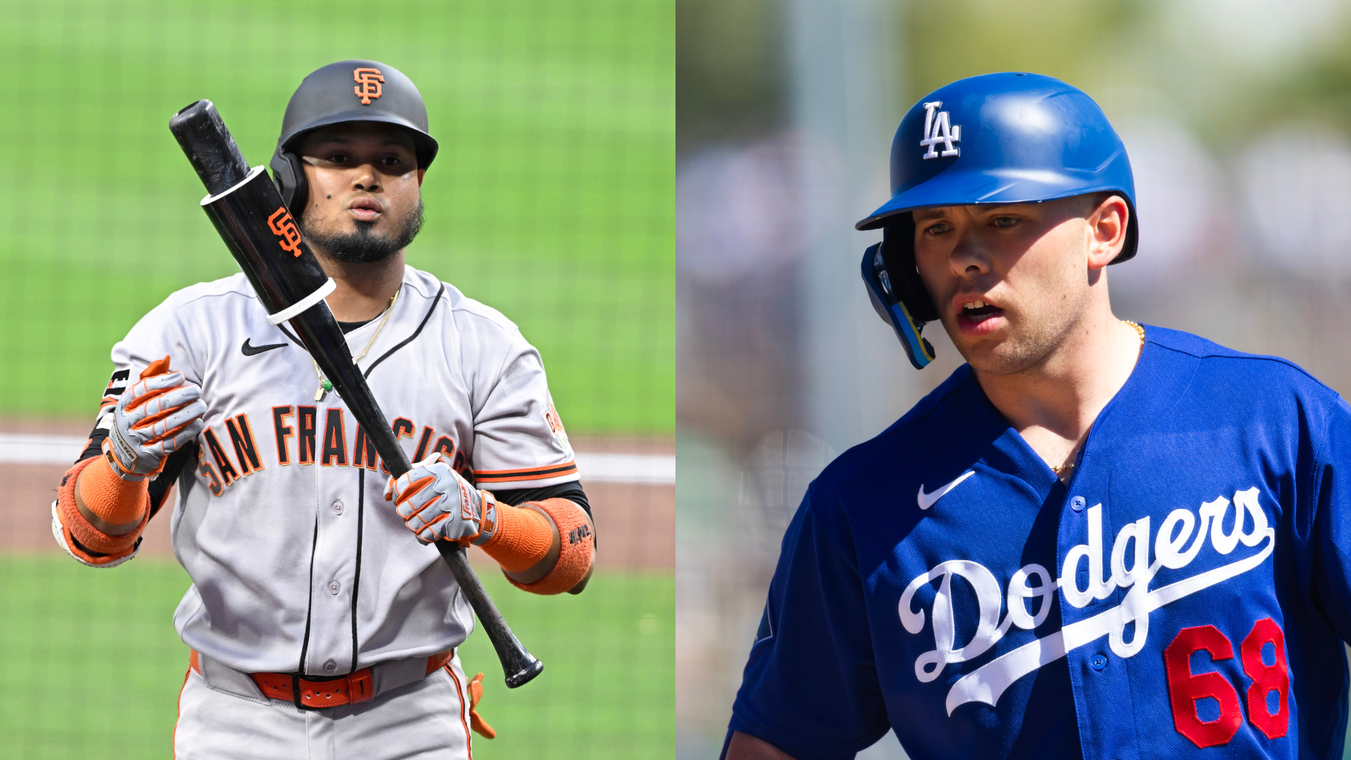 Luis Arraez (L) and Dalton Rushing | Source: Imagn