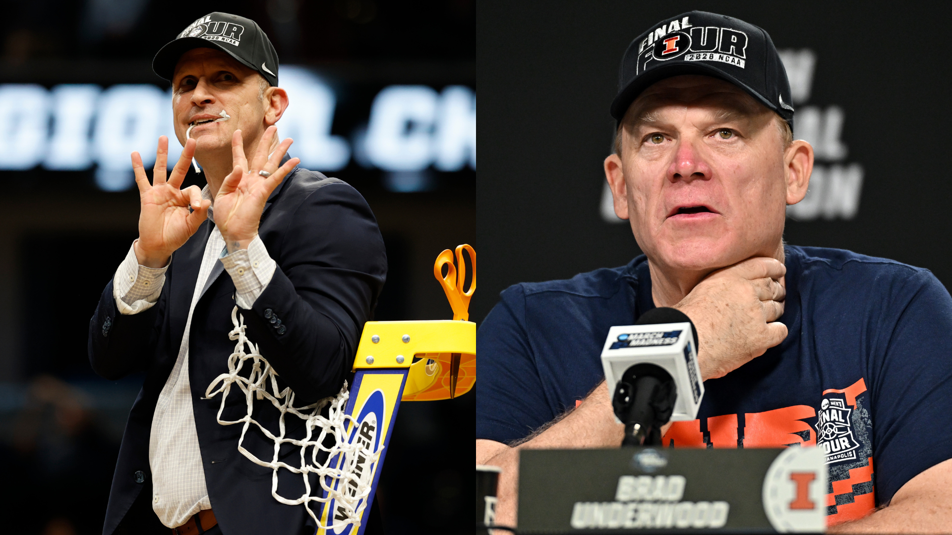 Dan Hurley, Brad Underwood.
Source: Imagn Images