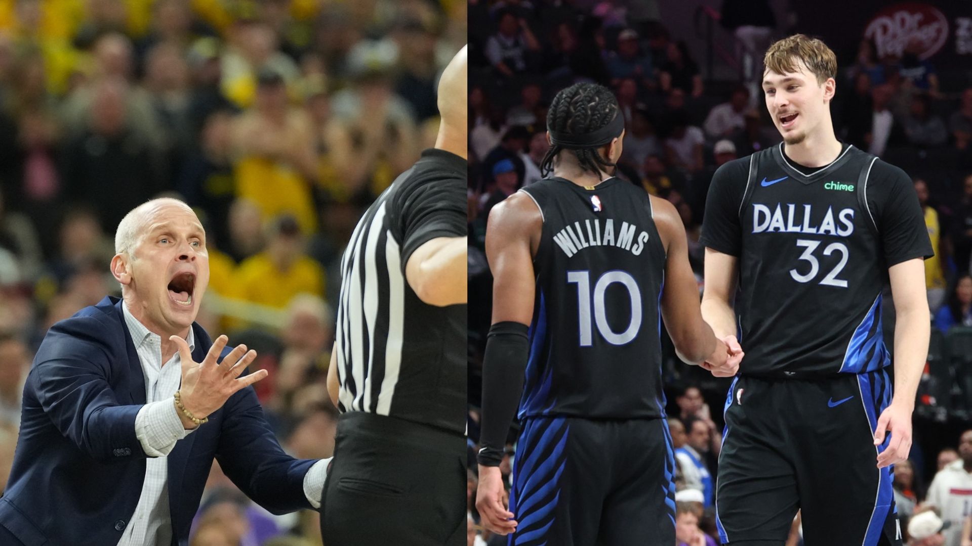 Image 1: Dan Hurley - Michigan vs. UConn - Source: Imagn.
Image 2: Cooper Flagg - Dallas Mavericks vs. Los Angeles Lakers - Source: Imagn.