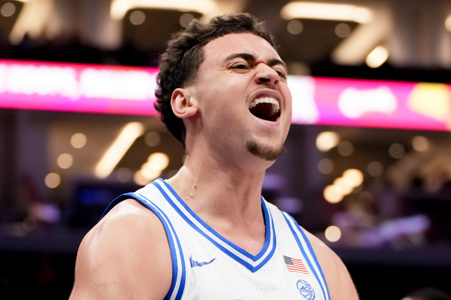 Darren Harris - Duke Blue Devils  vs Virginia Cavaliers - ACC Conference Tournament Championship at Spectrum Center - Source: IMAGN