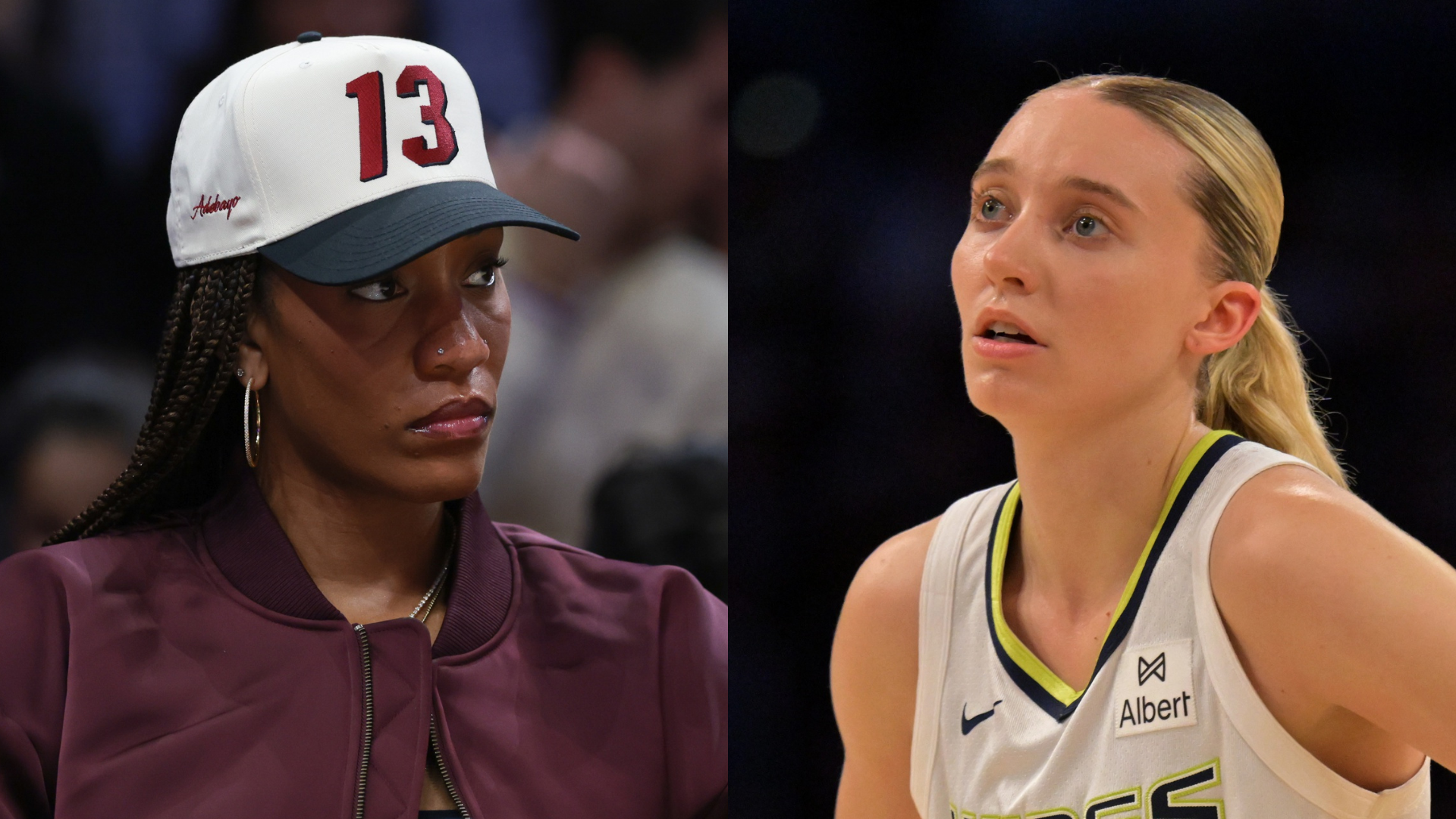 A'ja Wilson and Paige Bueckers - Source: Imagn