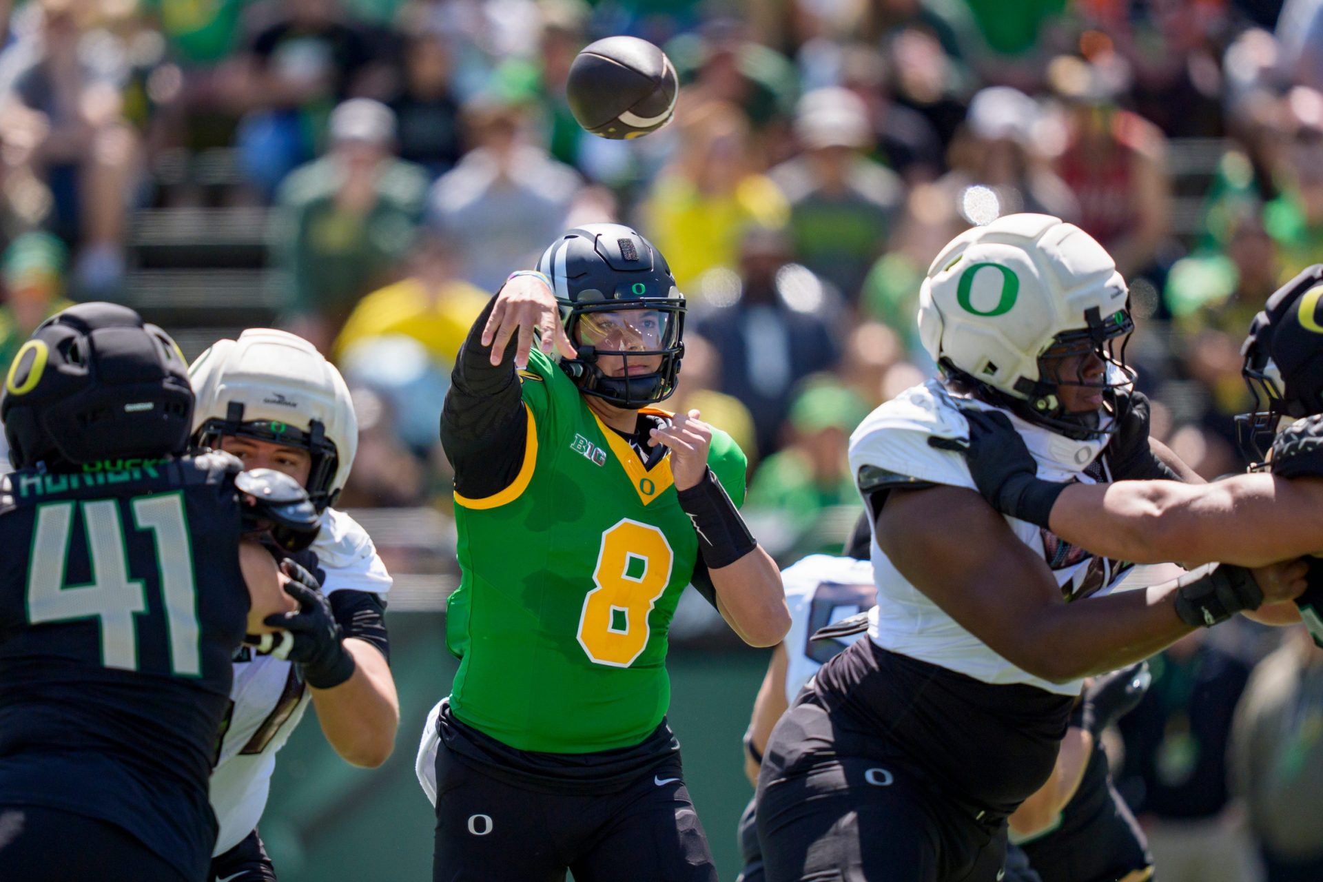 Dylan Raiola - Oregon Spring game - Source: Imagn.