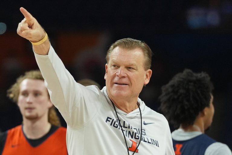 Brad Underwood at Lucas Oil Stadium. Source: IMAGN