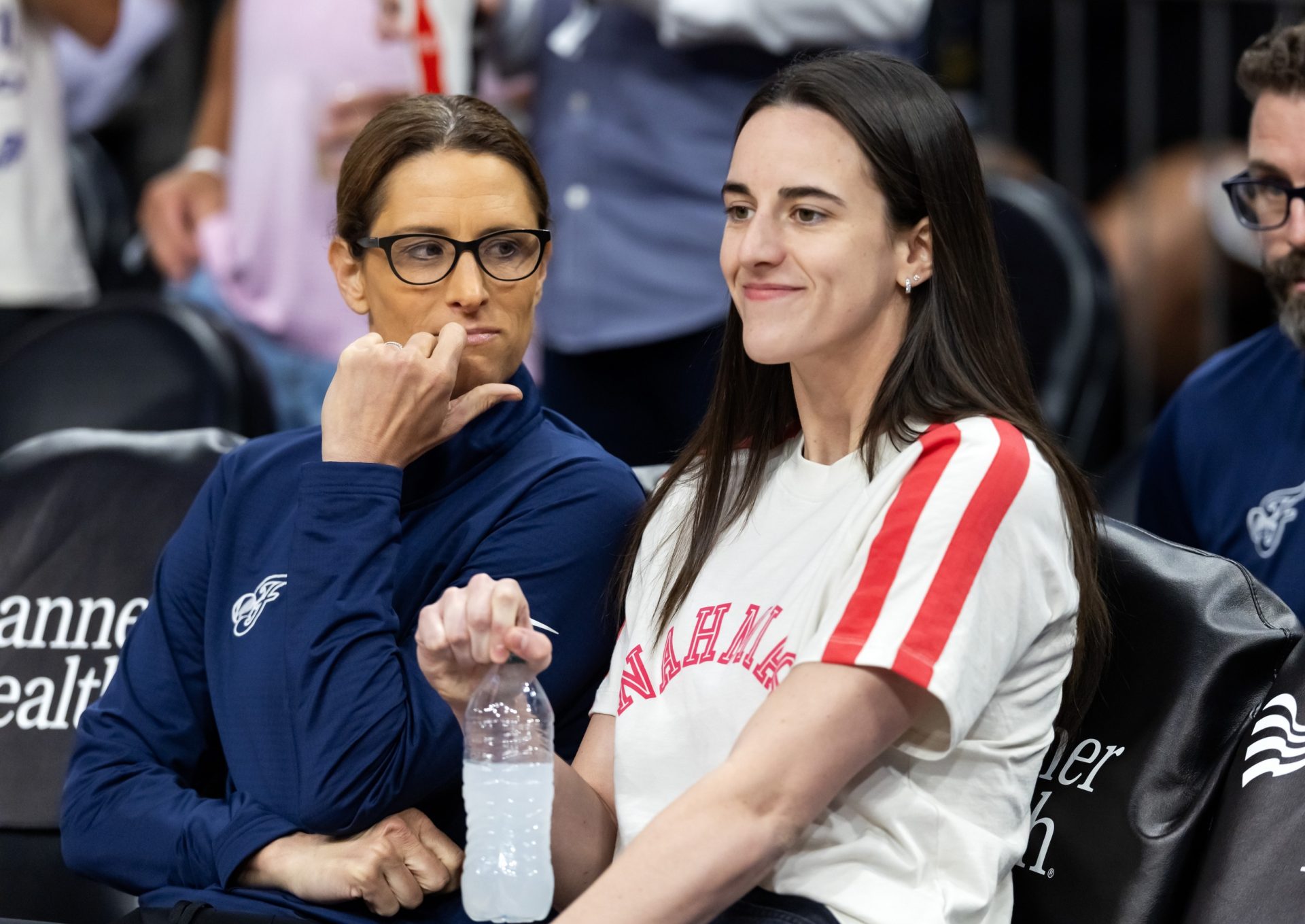 Caitlin Clark and Stephanie White - Source: Imagn Images