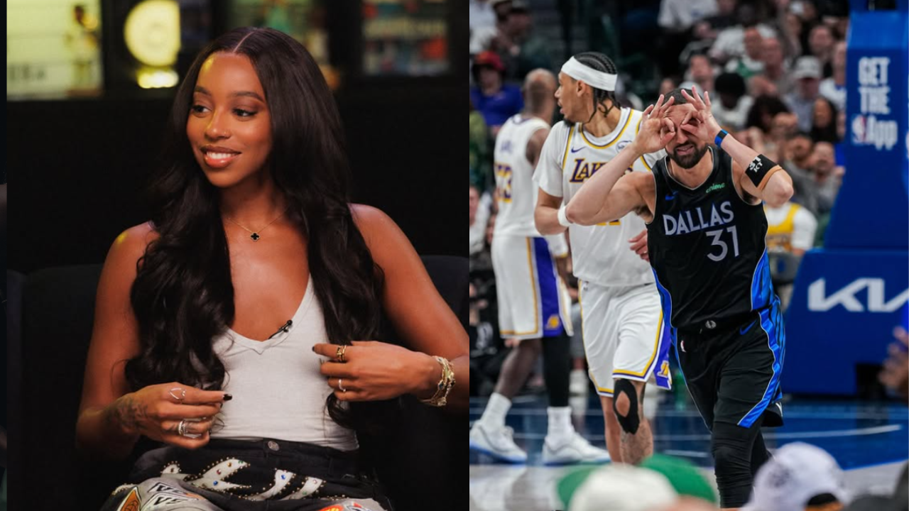 WNBA player Lexie Brown and Dallas Mavericks star Klay Thompson (R) (Image via Instagram/@lexiebrown,@klaythompson)
