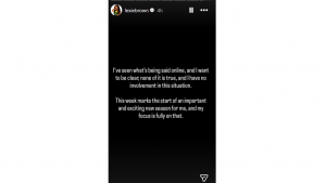 Lexie Brown's story after fans made her the alleged reason for Klay Thompson and Megan Thee Stallion's breakup.