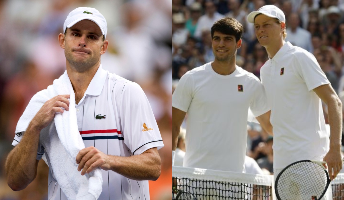 Andy Roddick and Jannik Sinner and Carlos Alcaraz - Source: Imagn images