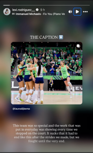 Lexi Rodriguez pays emotional tribute to her team (Image via Instagram/@lexi.rodriguez__).