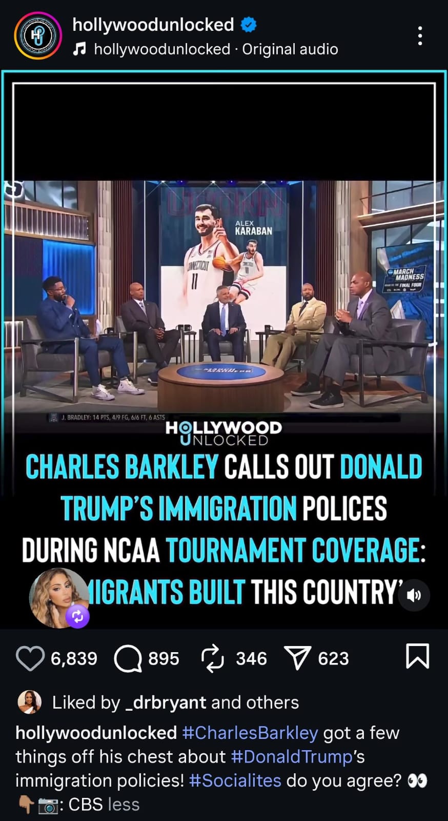 Larsa Pippen Sides With Charles Barkley After NBA Hall of Famer Rips Donald Trump’s Immigration Policy Apart on Live Air