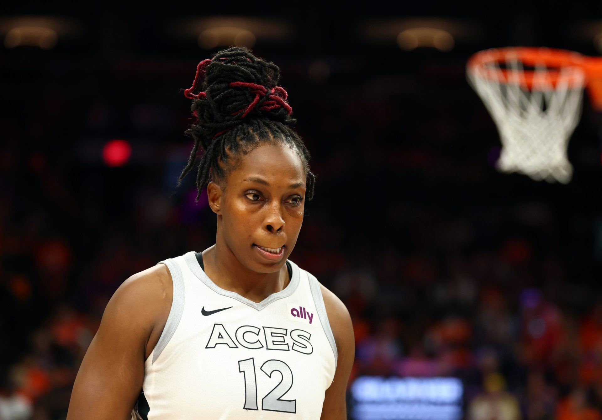 Chelsea Gray of the Las Vegas Aces - Source: Imagn