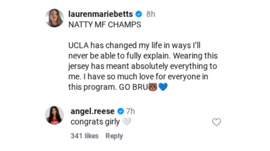 Source: (Via Instagram/ @laurenmariebetts)