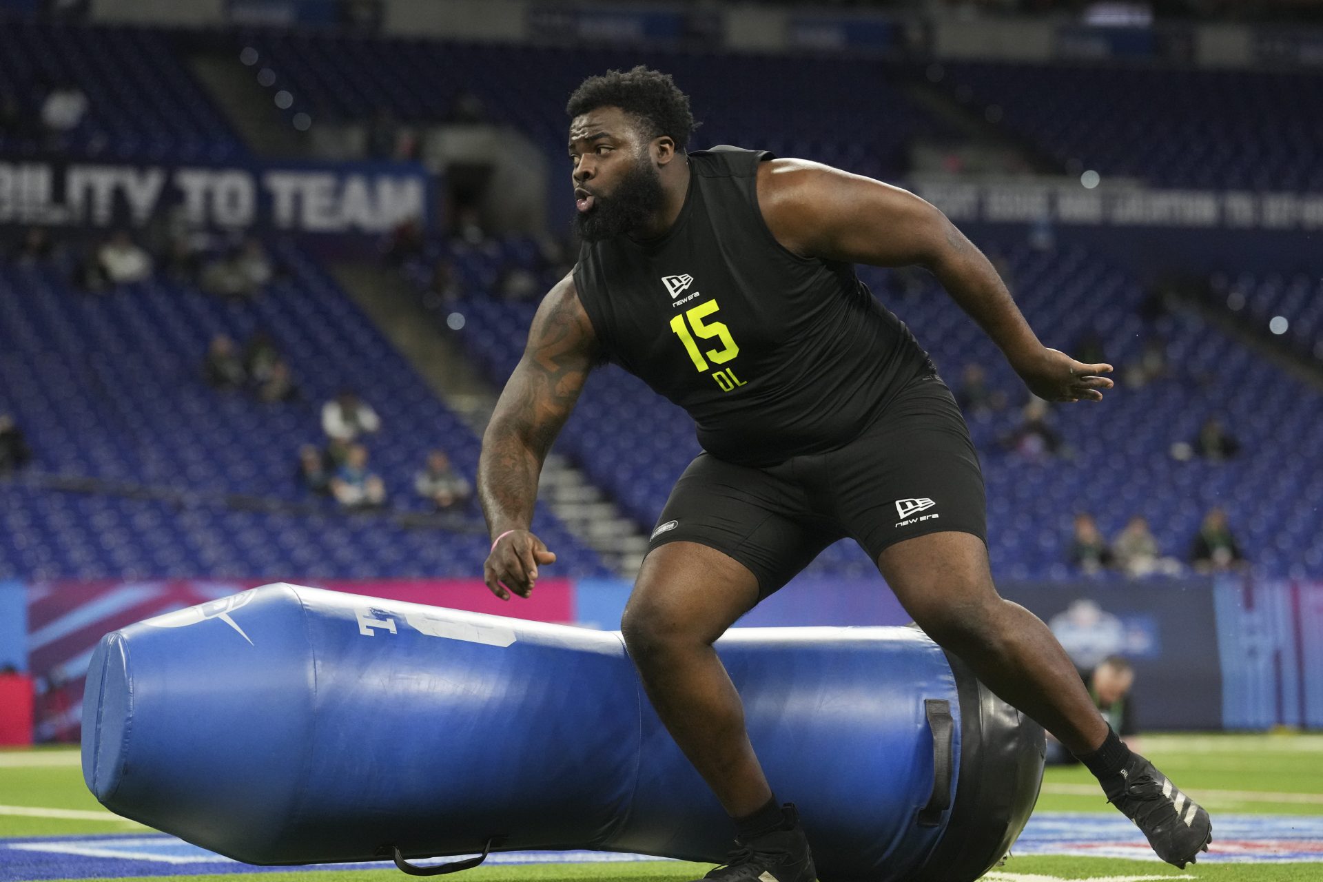Texas Tech defensive lineman Lee Hunter - NFL Scouting Combine at Lucas Oil Stadium - Source: IMAGN