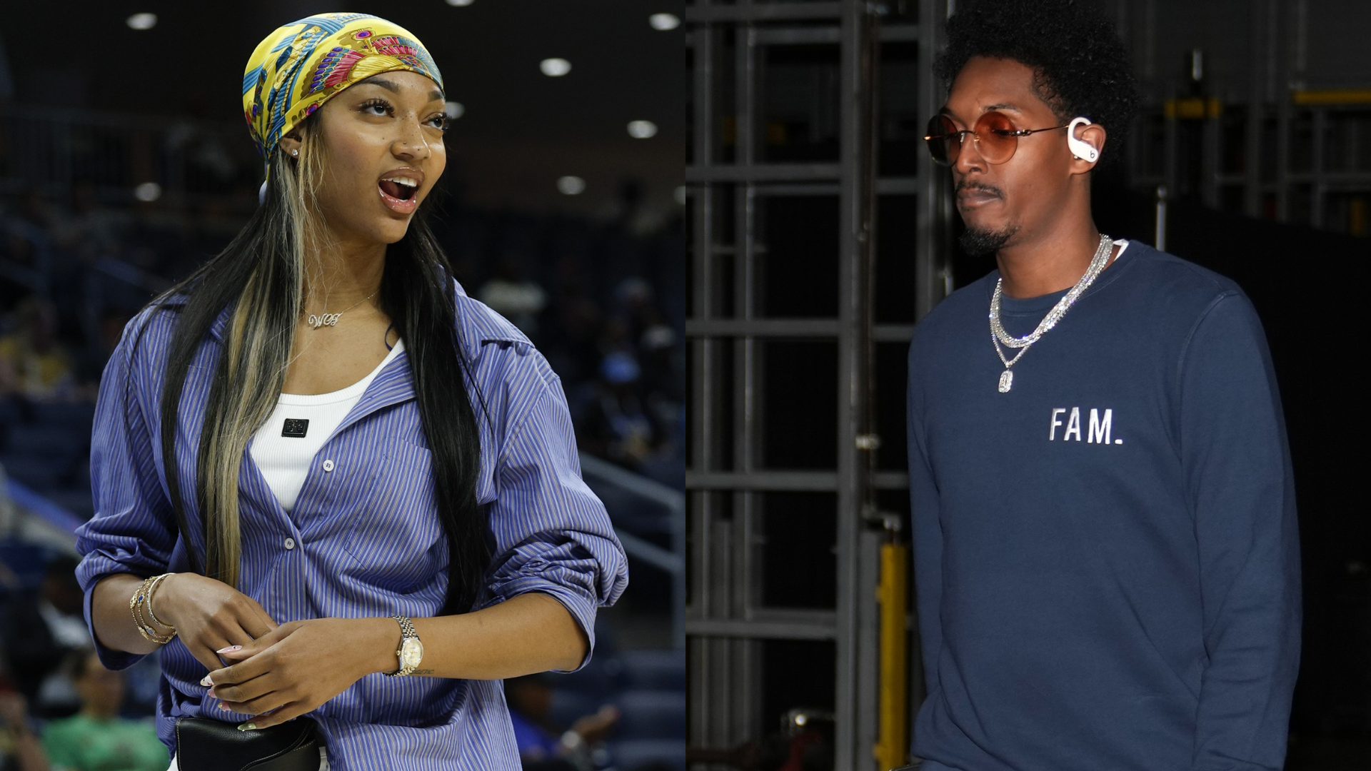 Angel Reese and Lou Williams - Source: Imagn
