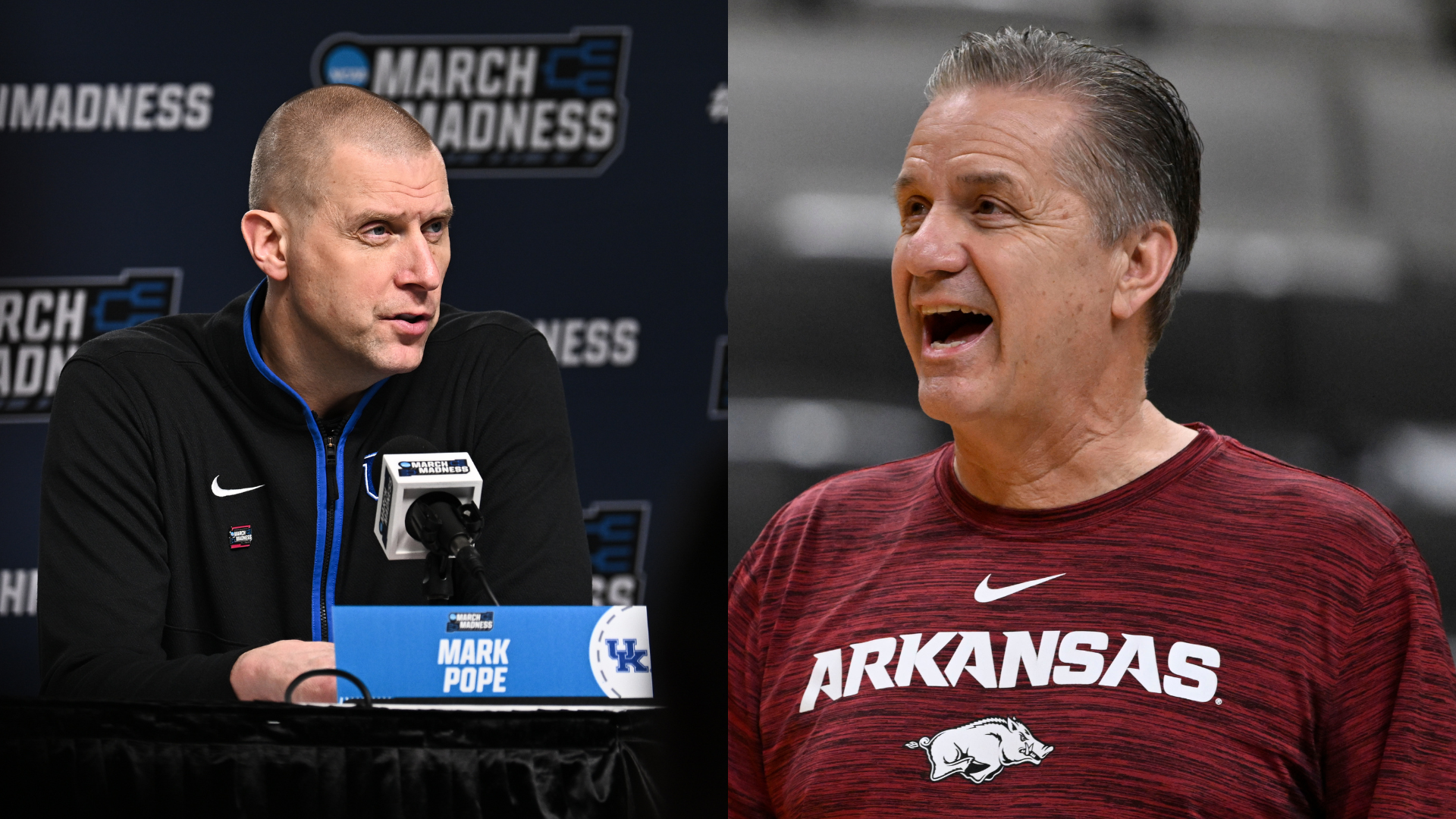 Mark Pope, John Calipari - Source: Imagn