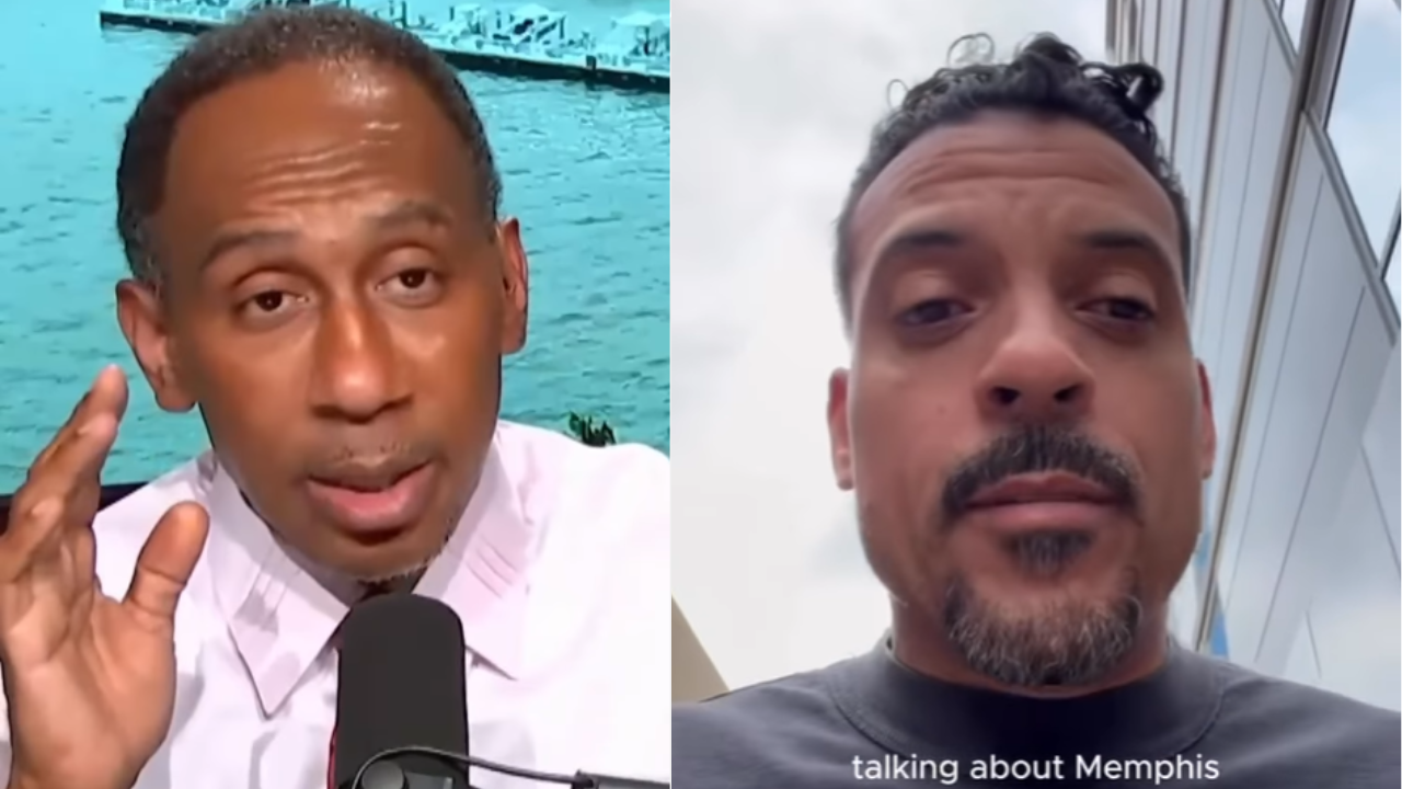 Stephen A. Smith (L) and former Memphis Grizzlies player Matt Barnes (Image via Instagram/@stephenasmith/@matt_barnes9)