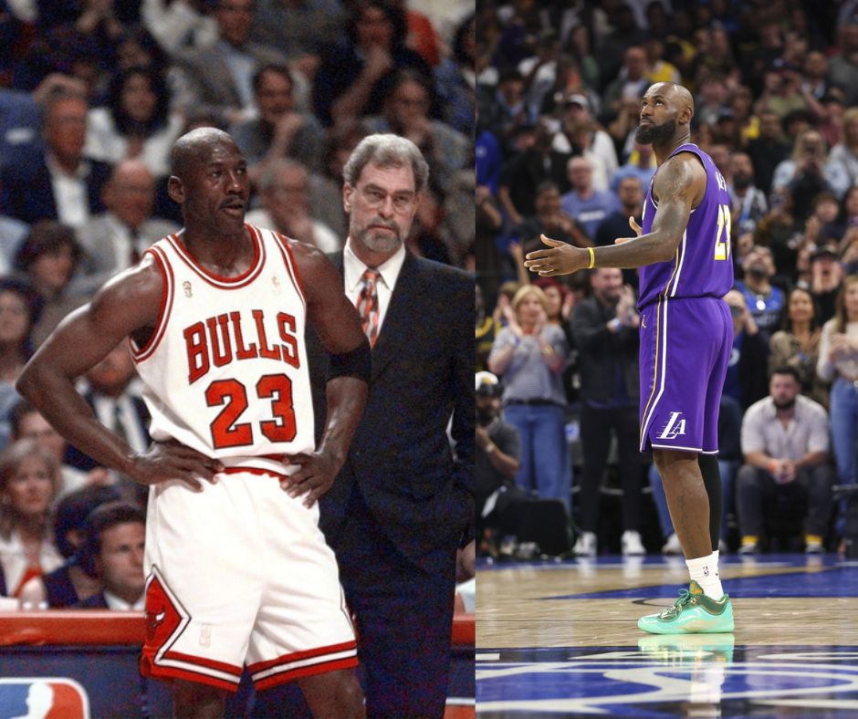 Michael Jordan and LeBron James - Source: Imagn