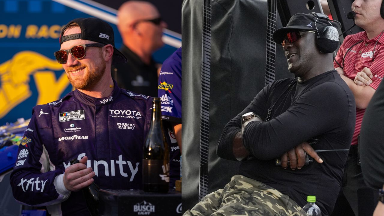 Tyler Reddick and Michael Jordan - Source: Imagn Images