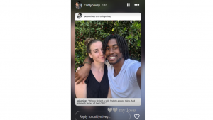 Caitlyn Ivey responds to her husband's IG message with a message of her own.