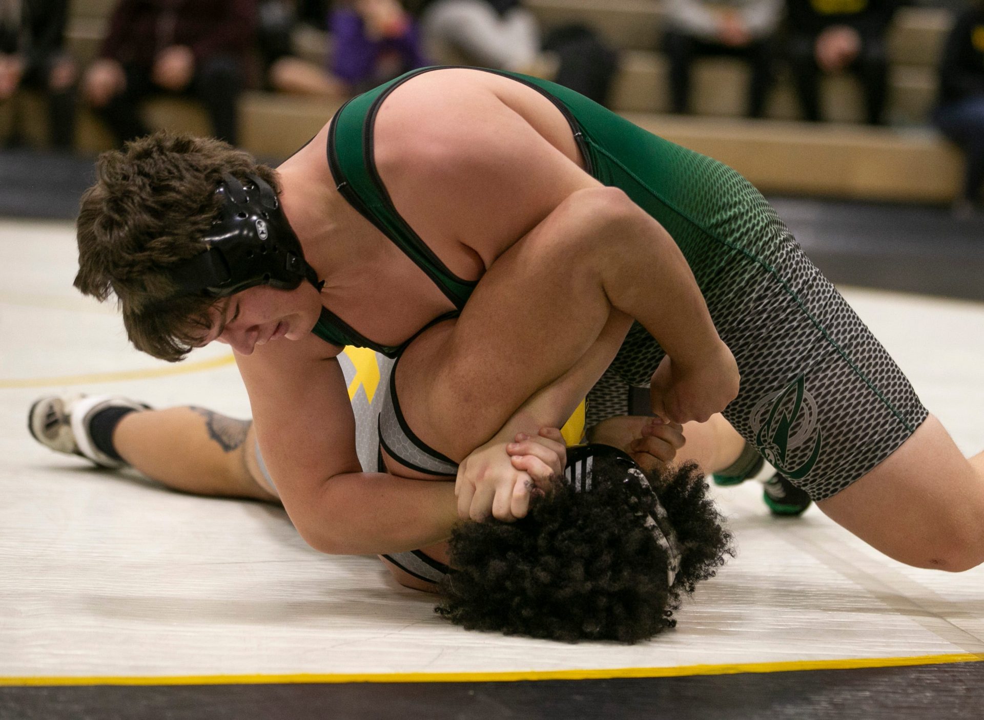 Raritan at Saint John Vianney wrestling. 215 bout- SJV's Ellijah Portales vs Raritan's Sean Lane.     
Holmdel, NJ
Monday, January 24, 2022

Sjv Wrestling
