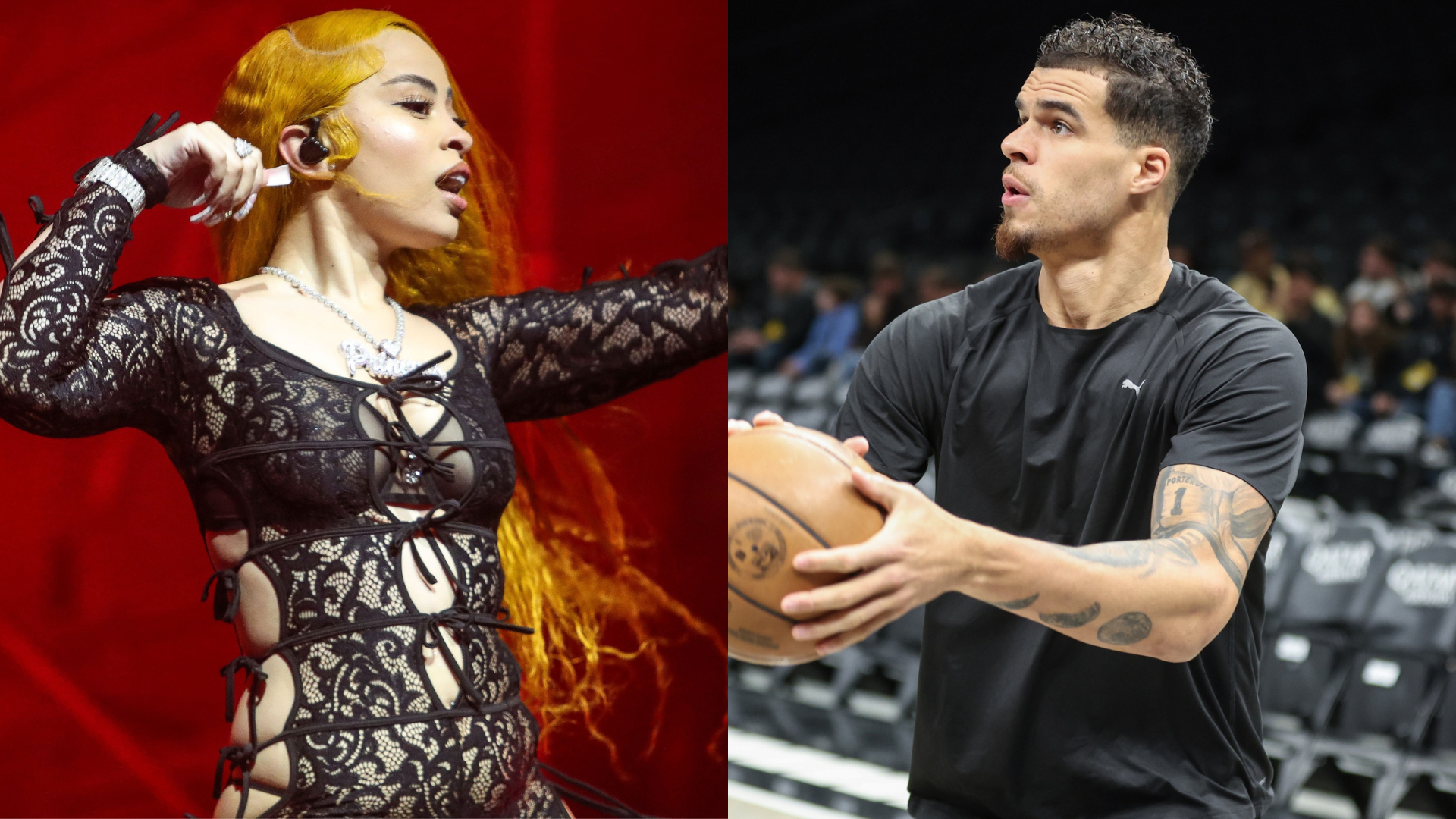 Ice Spice and Michael Porter Jr. - Source: Imagn